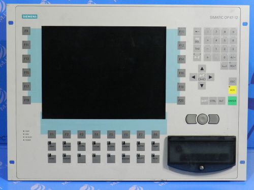 SIEMENS / SIMATIC OP47-12 / 6AV3647-7CG22-0AQ0  / OEM-OP47 / 6AV3647 7CG22 0AQ0