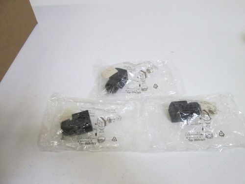 LOT OF 3 BURKERT PLUG CABLE KIT 2508-00/3 *NEW IN FACTORY BAG*