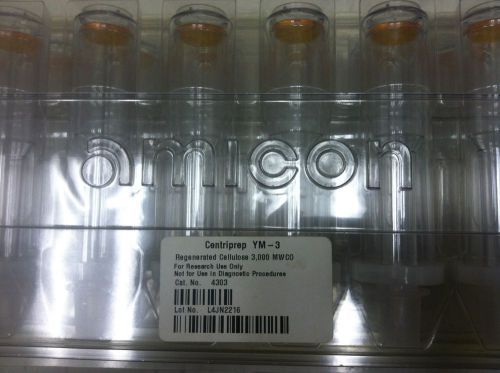 8pc Millipore Amicon Centriprep filter centrifugal devices 4304 15 ml MWCO