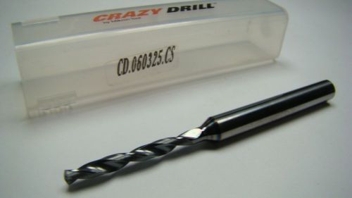 MIKRON CrazyDrill Carbide Coolant Drill 3.25mm x 25.7mm x 6 CD.060325.CS [1987]