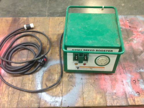 Used greenlee 03561 speed booster for cable pullers for sale