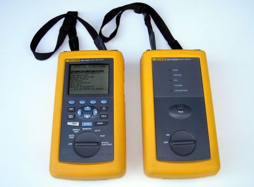 Fluke DSP-4000 Cable Tester Complete Set Free Shipping 49 States