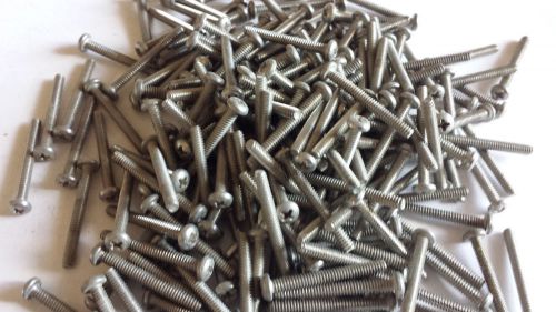 Stainless steel phillips pan head machine screw #4-40 x 1&#034; qty 105 for sale