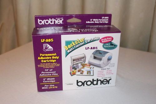 Brother LF-AO5 5&#034; Permanent Adhesive Only - Backster Cartridge