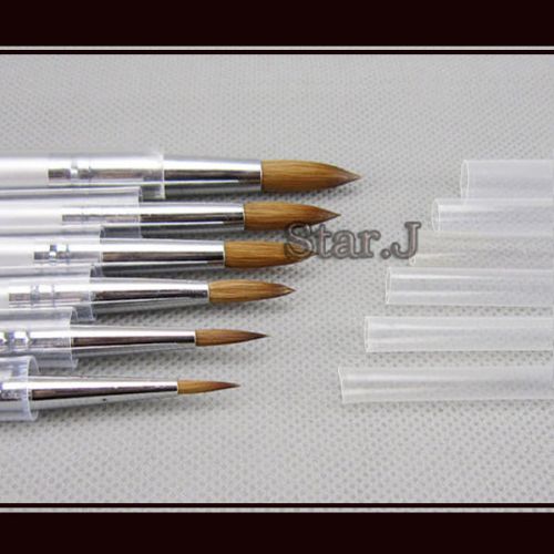 6pcs/Set - New Dental Lab Porcelain Ceramic Ermine Brush Pen Set