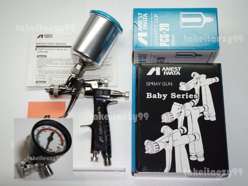 Air regulator+anest iwata airbrush lph80 124g 1.2mm action gun with 150ml cup for sale