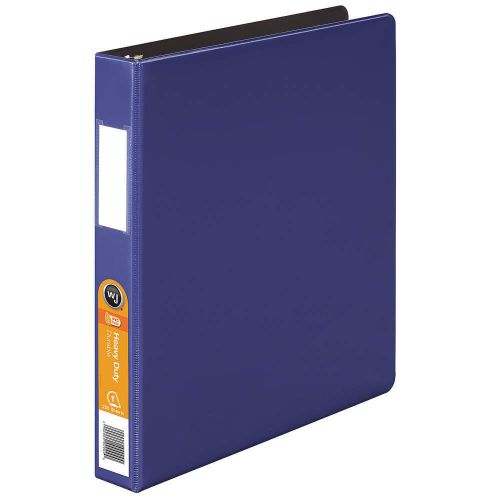 Heavy duty binder, d-ring, 1in, pc blue w384-14-7462pp for sale