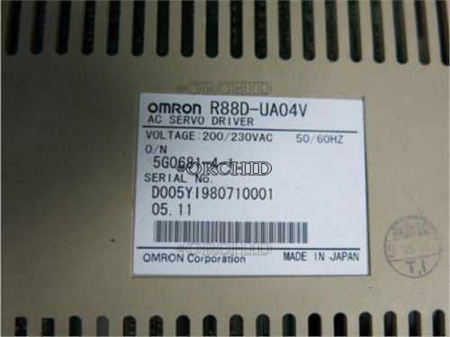 Used OMRON AC Servo Drives R88D-UA04V Tested