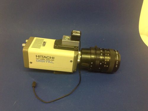 Hitachi Model: KP-D50 Color Digital Camera with rainbow tv zoom lens