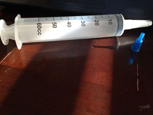 4-pack 60cc 2oz catheter tip easy glide syringes 60ml new syringe only no needle for sale