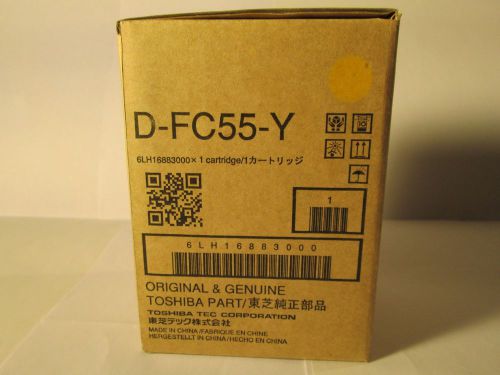 1 Genuine Toshiba D-FC55-Y DFC55Y Yellow developer p/n 6LH16883000