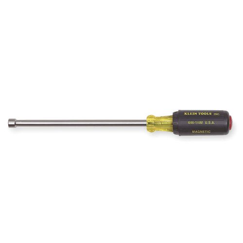 Nut Driver, Hollow, Magnetic, 1/4 In, 6 In 646-1/4M