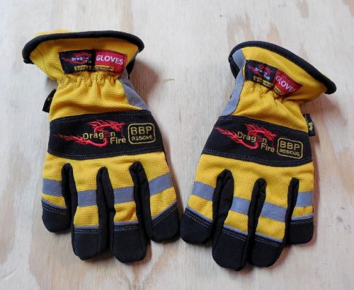 1 pair nwot dragon fire products bbp rescue extrication gloves size medium for sale