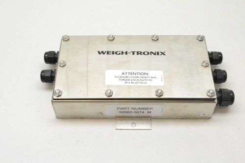 New weigh tronix 50063-0074 4-weigh bar junction box d412762 for sale