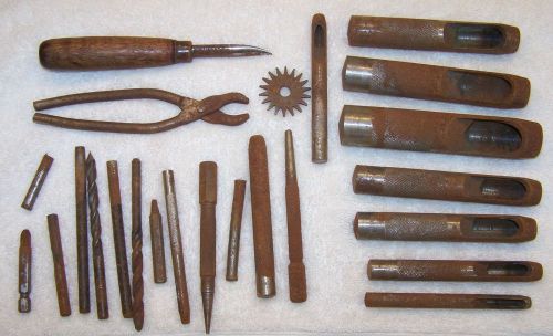 Vintage Tool Lot Wood Carving? Taps?