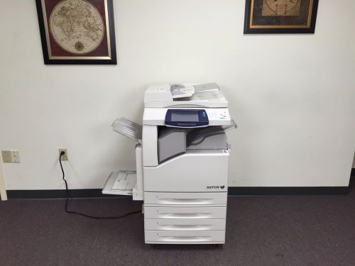 Xerox workcentre 7435 color copier machine network print scan finisher copy mfp for sale