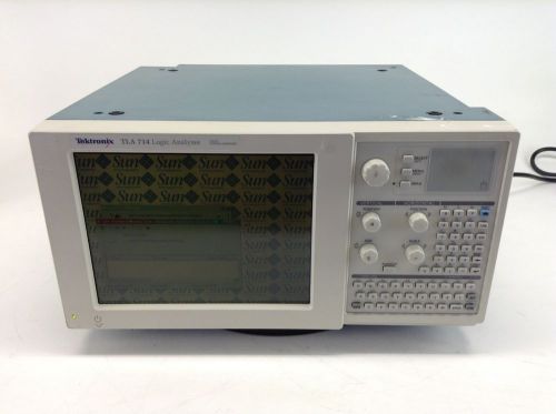 Tektronix TLA 714 Logic Analyzer Color Portable Mainframe w/ TLA 7N4 &amp; TLA 7P4