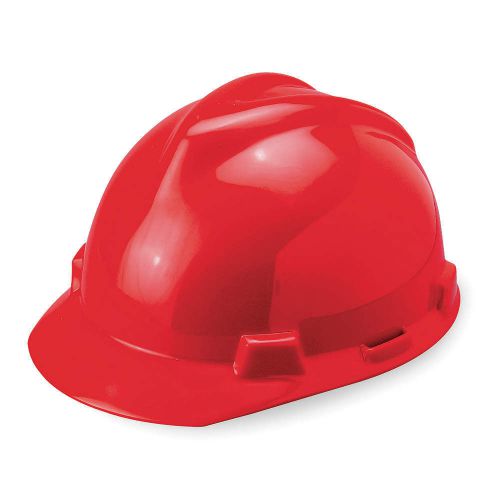 Hard hat, frtbrim, slotted, pinlk, red 463947 for sale