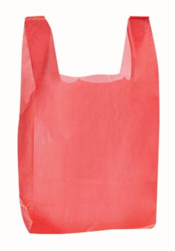 100 8&#034;X5&#034;X16&#034; Red T-shirt Merchandise Bags
