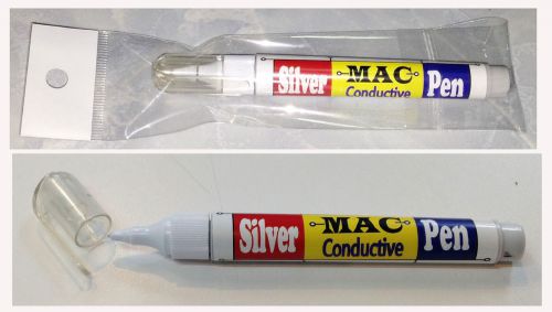 1x Silver Conductive Pen Circuit Writer PCB Repair with Standard Tip 10 grams