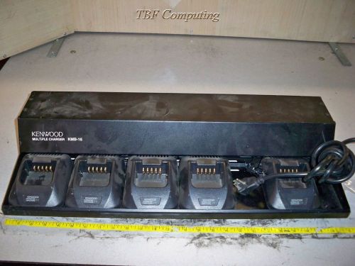 Kenwood KMB-16 Multi Charger Chassis w/ 5*KSC-25 Single Chargers Parts &amp; Repair