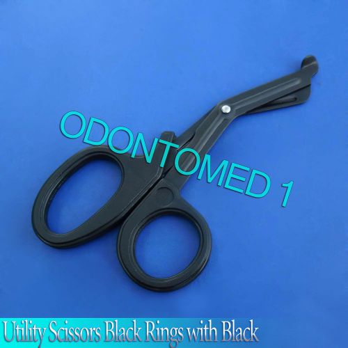 Utility Scissors Black Rings with Black Coated Blades, surgical instruments