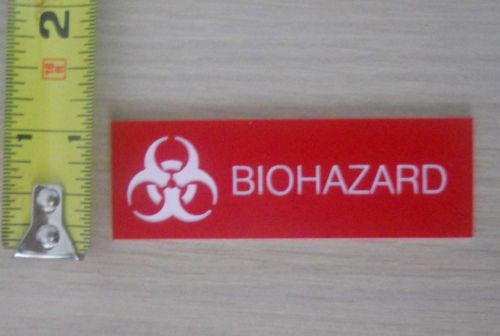 Surface Mount Biohazard Sign, red/white