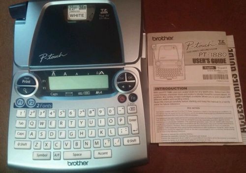 BROTHER P TOUCH PT-1800 ADVANCED DELUXE LABELER SYSTEM FOR HOME &amp; OFFICE