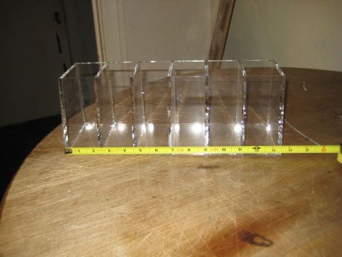Nice Clear Acrylic open top slanted Tray Box Display Case from Retail display
