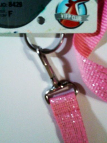 Card holder 36 inches PINK. Cruise and motel keys   around neck
