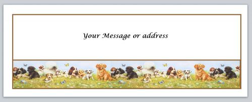30 Personalized Return Address Labels Dogs Buy 3 get 1 free (ct251)