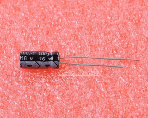 5pcs 100uf 16v  radial electrolytic capacitor for sale