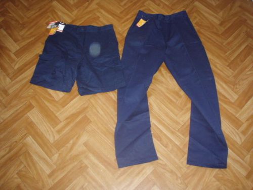 hard yakka workwear,womens,blue,long and short pants new.size 10.