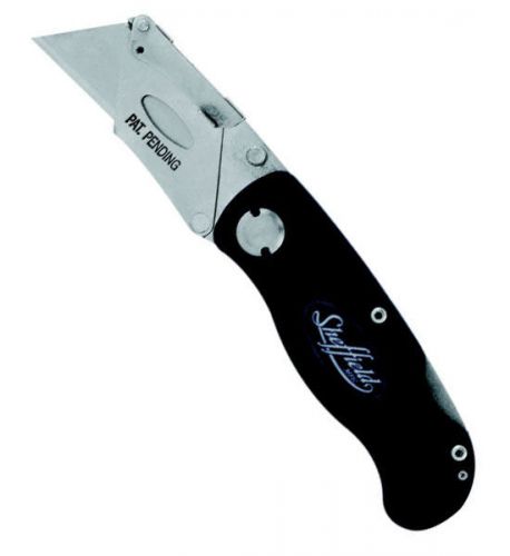 Folding Lock-Blade Utility Knife - Black