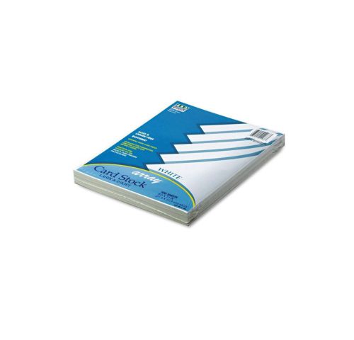 Pacon Array Colored Card Stock 65lb White 100 Sheets PAC101188 New Item