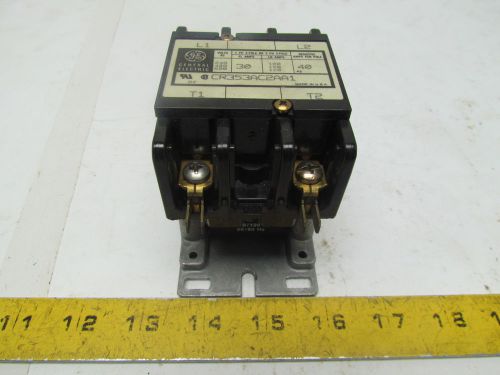 GE General Electric CR353AC2AA1 Contactor 2-3 Pole 1-3 Phase 30Amp 110/120V Coil