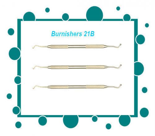 7 ACORN BURNISHER DOUBLE ENDED # 21B Dental Instruments ASTM Stainless Steel