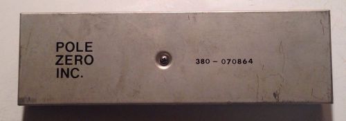 RF IF MICROWAVE  FILTER  MHz  POLE ZERO INC 380-070864....MAKE AN OFFER!!