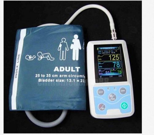 New 24h ambulatory blood pressure monitor abpm2 holter nibp monitor ce fda hot for sale