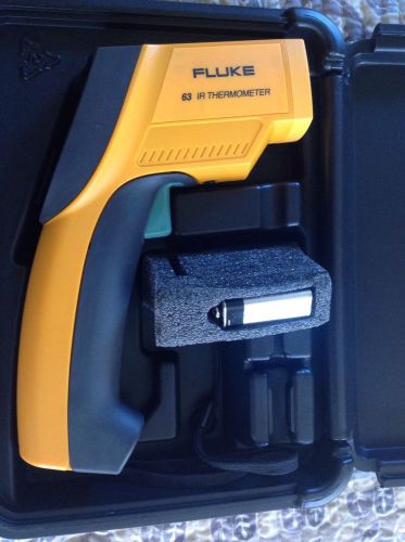 Fluke fluke-63, ir thermometer, -25 to 999f, 1 in@12 in focus !!new!! for sale