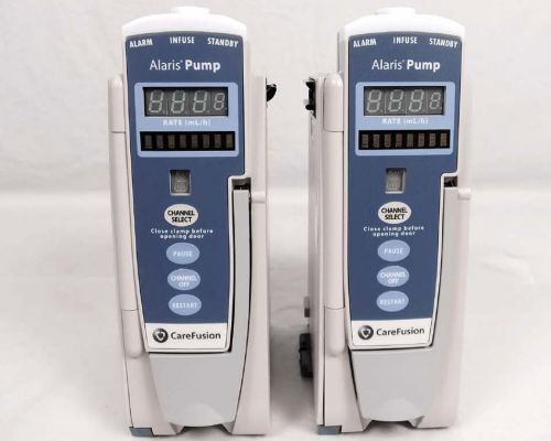 Lot of 2 alaris series 8100 series ipx1 pump modules iv infusion for sale