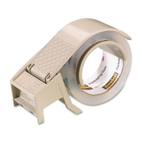 Scotch H-122 Box Sealing Tape Dispenser - 3&#034; Core - Plastic - Gray - MMMH122