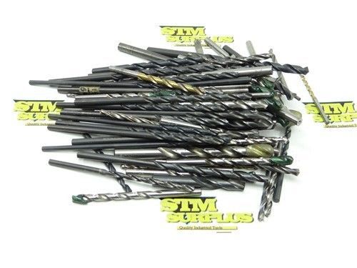 Big assorted lot of hss straight shank twist drills 3.4mm to 3/8&#034; ptd nachi osg for sale