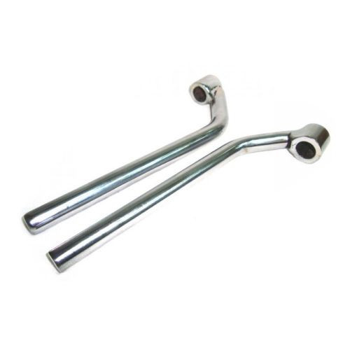 ROYAL ENFIELD DOUBLE NICKEL CHROMED FOOTREST KIT #597121