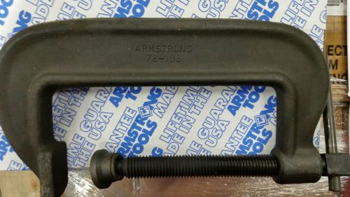 Armstrong tools 78-106 c-clamp general service pattern, 6&#034; for sale