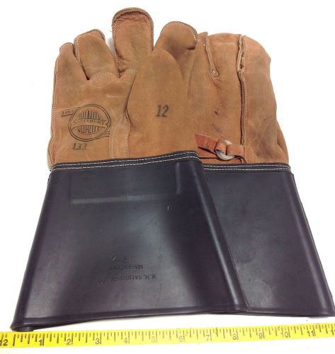 Salisbury rubber cuffed welding gloves size 12  105020 for sale