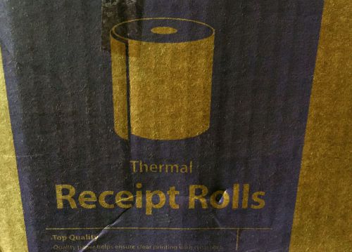 Thermal receipt rolls computer 15# – blue, 35 rolls total for sale