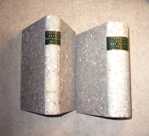 Rare- 1886- &#034;Bees &amp; Beekeeping&#034; Manuals-Two Volume &#034;Complete&#034; Set- First Edition