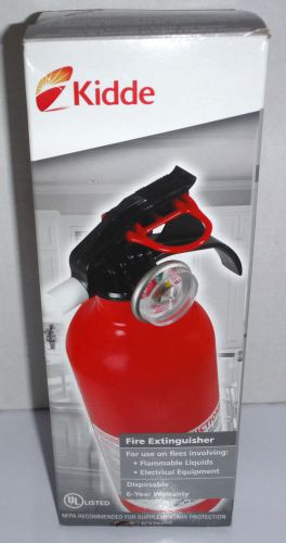 New Kidde Fire Extinguisher FA5B with Pressure Gauge