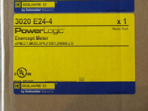 Square D Powerlogic Enercept Meter 2400 amp 3020 E24-4